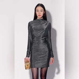 Walter Baker Camilla Dress, Shimmer Black size medium.  C